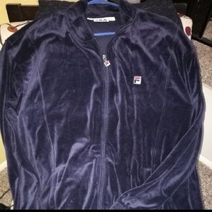 Men's Velour Fila jacket